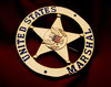 United States Marshal gold plated Badge