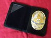 Leather Wallet for USA LAPD Badge Standard Size from PERFECT FIT