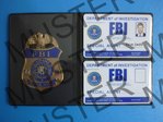 U.S Badge FBI - USA Filmabzeichen - USA Polizeiabzeichen