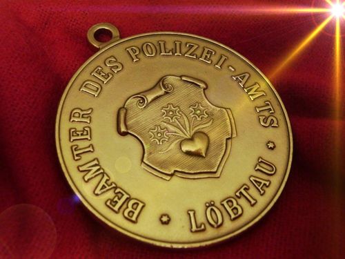German Polizeidienstmarke Kriminalpolizei Löbtau 1928, Hallmark Göde