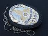 Police Officer Los Angeles Police Department - LAPD Nr. 7167 + Badge Holder for LAPD with belt clip